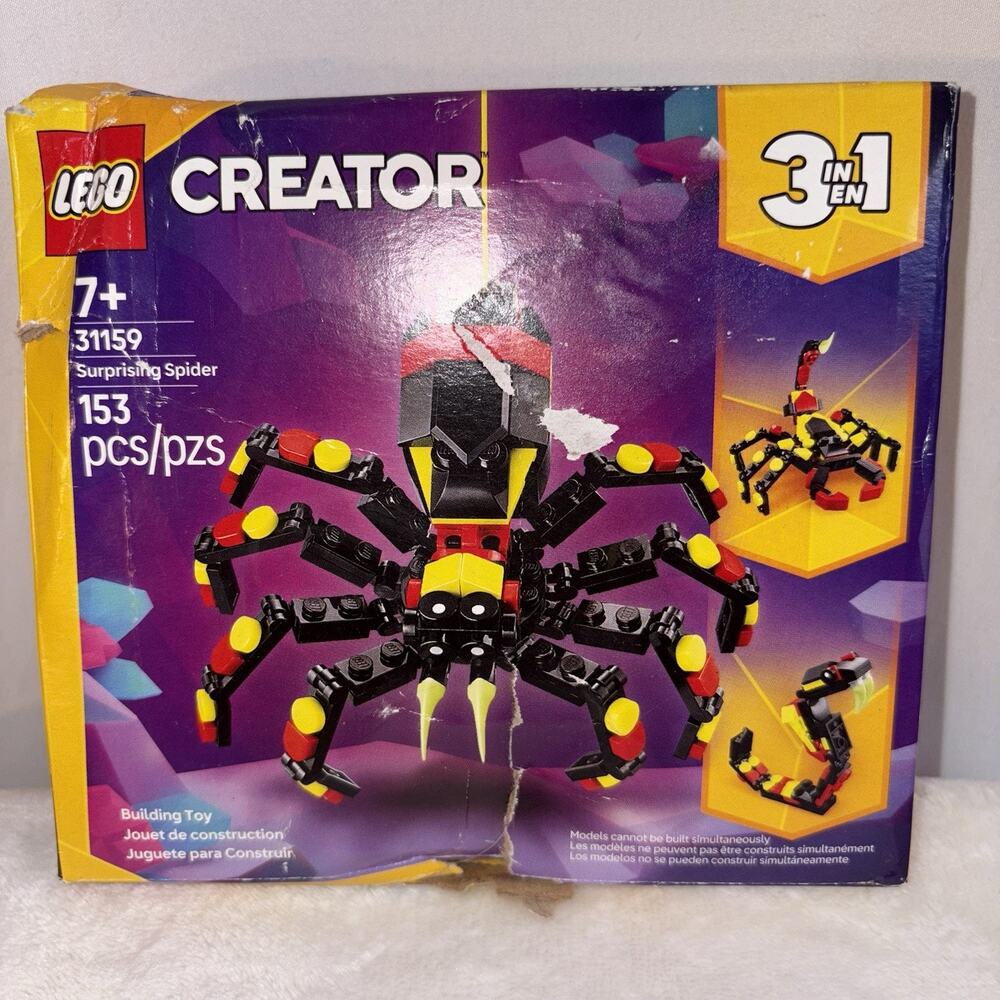 LEGO CREATOR: Wild Animals: Surprising Spider (31159) New & Sealed